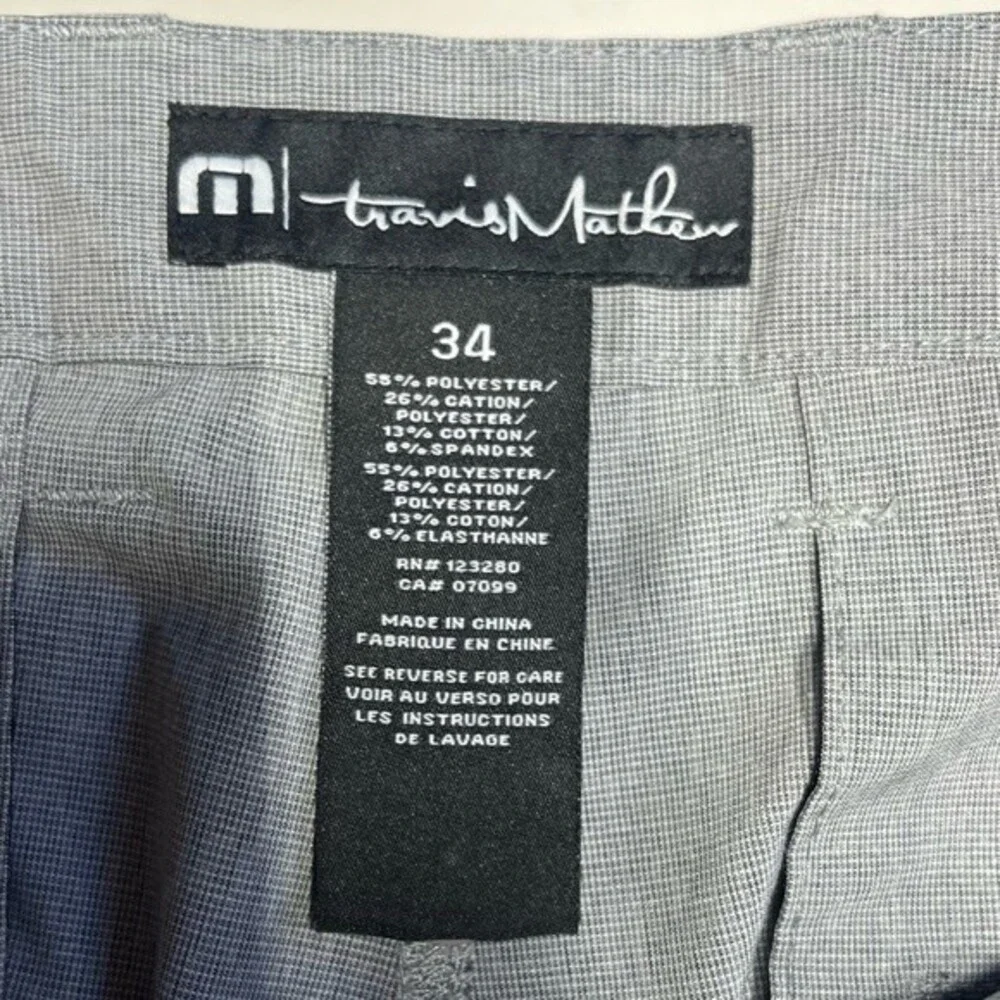 Travis Mathew Beck Shorts in Light Gray 34 NWOT
